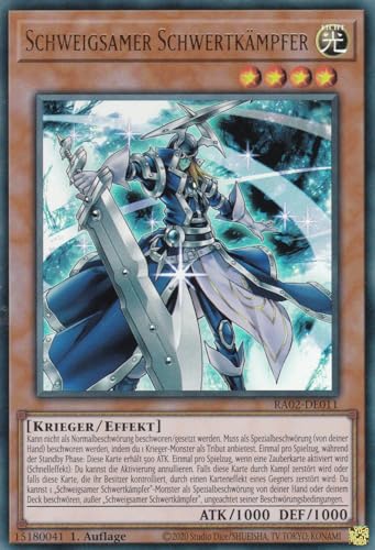 RA02-DE011 - Schweigsamer Schwertkämpfer - Ultra Rare - 1. Auflage - Deutsch - 25th Anniversary Rarity Collection II - mit LMS Trading Fieldcenter-Karte Yugioh RA02-DE011 - Schweigsamer Schwertkämpfer - Ultra Rare - 1. Auflage - Deutsch - 25th Anniversary Rarity Collection II - mit LMS Trading Fieldcenter-Karte Yugioh von LMS Trading