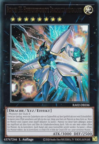 RA02-DE036 - Nummer 38: Hoffnungsvorbote Drachentitanengalaxie - Ultra Rare - 1. Auflage - Deutsch - 25th Anniversary Rarity Collection II - mit LMS Trading Fieldcenter-Karte Yugioh RA02-DE036 - Nummer 38: Hoffnungsvorbote Drachentitanengalaxie - Ultra Rare - 1. Auflage - Deutsch - 25th Anniversary Rarity Collection II - mit LMS Trading Fieldcenter-Karte Yugioh von LMS Trading