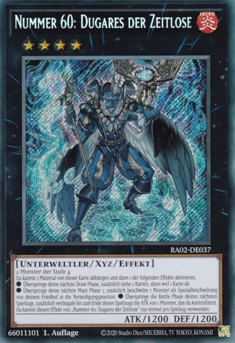 RA02-DE037 - Nummer 60: Dugares der Zeitlose - Secret Rare - 1. Auflage - Deutsch - 25th Anniversary Rarity Collection II - mit LMS Trading Fieldcenter-Karte Yugioh RA02-DE037 - Nummer 60: Dugares der Zeitlose - Secret Rare - 1. Auflage - Deutsch - 25th Anniversary Rarity Collection II - mit LMS Trading Fieldcenter-Karte Yugioh von LMS Trading