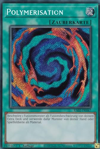 RA02-DE047 - Polymerisation - Secret Rare - 1. Auflage - Deutsch - 25th Anniversary Rarity Collection II - mit LMS Trading Fieldcenter-Karte Yugioh RA02-DE047 - Polymerisation - Secret Rare - 1. Auflage - Deutsch - 25th Anniversary Rarity Collection II - mit LMS Trading Fieldcenter-Karte Yugioh von LMS Trading