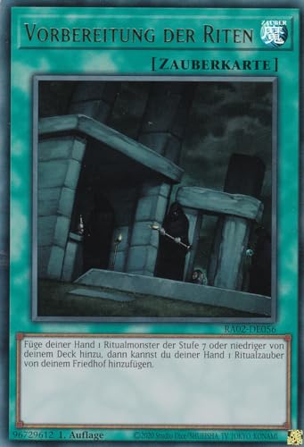 RA02-DE056 - Vorbereitung der Riten - Ultra Rare - 1. Auflage - Deutsch - 25th Anniversary Rarity Collection II - mit LMS Trading Fieldcenter-Karte Yugioh RA02-DE056 - Vorbereitung der Riten - Ultra Rare - 1. Auflage - Deutsch - 25th Anniversary Rarity Collection II - mit LMS Trading Fieldcenter-Karte Yugioh von LMS Trading