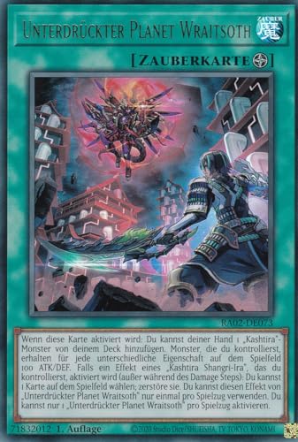 RA02-DE073 - Unterdrückter Planet Wraitsoth - Ultra Rare - 1. Auflage - Deutsch - 25th Anniversary Rarity Collection II - mit LMS Trading Fieldcenter-Karte Yugioh RA02-DE073 - Unterdrückter Planet Wraitsoth - Ultra Rare - 1. Auflage - Deutsch - 25th Anniversary Rarity Collection II - mit LMS Trading Fieldcenter-Karte Yugioh von LMS Trading