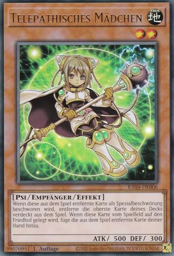 RA04-DE006 - Telepathisches Mädchen - Ultra Rare - Deutsch - 1. Auflage - Quarter Century Stampede von LMS Trading