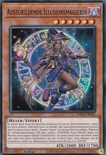 RA04-DE023 - Auszubildende Illusionsmagierin - Super Rare - Deutsch - 1. Auflage - Quarter Century Stampede von LMS Trading
