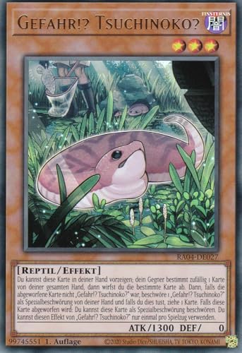 RA04-DE027 - Gefahr!? Tsuchinoko? - Ultra Rare - Deutsch - 1. Auflage - Quarter Century Stampede RA04-DE027 - Gefahr!? Tsuchinoko? - Ultra Rare - Deutsch - 1. Auflage - Quarter Century Stampede von LMS Trading