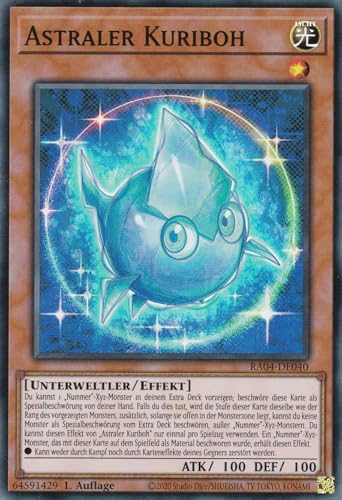 RA04-DE040 - Astraler Kuriboh - Super Rare - Deutsch - 1. Auflage - Quarter Century Stampede von LMS Trading