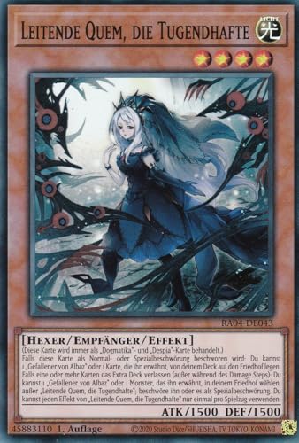RA04-DE043 - Leitende Quem, die Tugendhafte - Super Rare - Deutsch - 1. Auflage - Quarter Century Stampede von LMS Trading