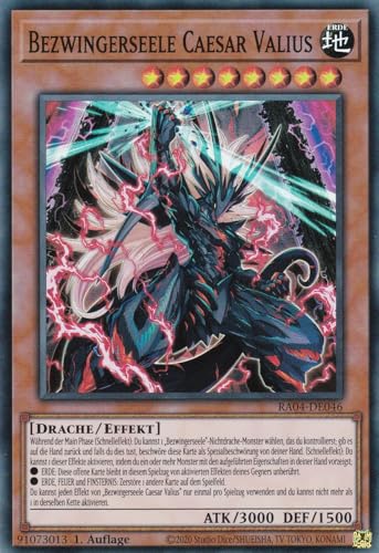 RA04-DE046 - Bezwingerseele Caesar Valius - Super Rare - Deutsch - 1. Auflage - Quarter Century Stampede von LMS Trading
