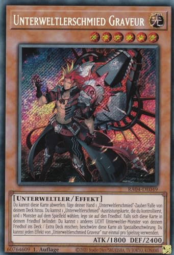 RA04-DE049 - Unterweltlerschmied Graveur - Secret Rare - Deutsch - 1. Auflage - Quarter Century Stampede RA04-DE049 - Unterweltlerschmied Graveur - Secret Rare - Deutsch - 1. Auflage - Quarter Century Stampede von LMS Trading