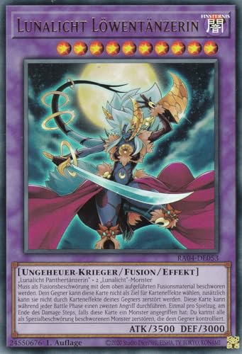 RA04-DE053 - Lunalicht Löwentänzerin - Ultra Rare - Deutsch - 1. Auflage - Quarter Century Stampede von LMS Trading