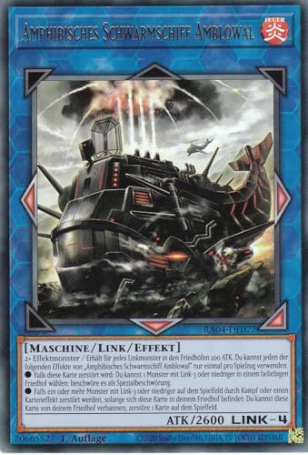 RA04-DE077 - Amphibisches Schwarmschiff Amblowal - Ultra Rare - Deutsch - 1. Auflage - Quarter Century Stampede von LMS Trading