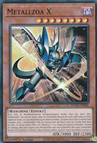 ROTA-DE006 - Metallzoa X - Super Rare - Deutsch - 1. Auflage - Rage of The Abyss - mit LMS Trading Fieldcenter-Karte Yugioh von LMS Trading
