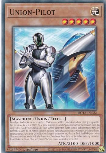 ROTA-DE022 - Union-Pilot - Common - Deutsch - 1. Auflage - Rage of The Abyss - mit LMS Trading Fieldcenter-Karte Yugioh ROTA-DE022 - Union-Pilot - Common - Deutsch - 1. Auflage - Rage of The Abyss - mit LMS Trading Fieldcenter-Karte Yugioh von LMS Trading