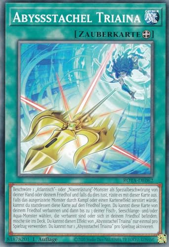 ROTA-DE062 - Abyssstachel Triaina - Common - Deutsch - 1. Auflage - Rage of The Abyss - mit LMS Trading Fieldcenter-Karte Yugioh ROTA-DE062 - Abyssstachel Triaina - Common - Deutsch - 1. Auflage - Rage of The Abyss - mit LMS Trading Fieldcenter-Karte Yugioh von LMS Trading