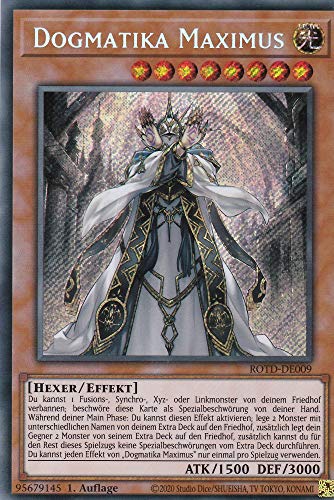 ROTD-DE009 - Dogmatika Maximus - Secret Rare - 1. Auflage - Deutsch - Rise of The Duelist - mit LMS Trading Fieldcenter-Karte Yugioh ROTD-DE009 - Dogmatika Maximus - Secret Rare - 1. Auflage - Deutsch - Rise of The Duelist - mit LMS Trading Fieldcenter-Karte Yugioh von LMS Trading