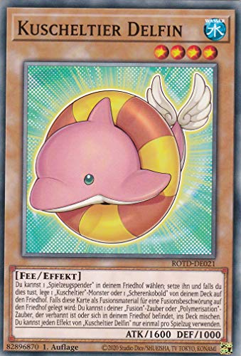 ROTD-DE021 - Kuscheltier Delfin - Common - 1. Auflage - Deutsch - Rise of The Duelist - mit LMS Trading Fieldcenter-Karte Yugioh ROTD-DE021 - Kuscheltier Delfin - Common - 1. Auflage - Deutsch - Rise of The Duelist - mit LMS Trading Fieldcenter-Karte Yugioh von LMS Trading