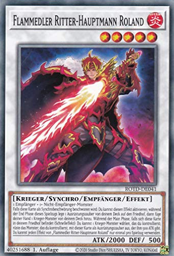 ROTD-DE041 - Flammedler Ritter – Hauptmann Roland - Common - 1. Auflage - Deutsch - Rise of The Duelist - mit LMS Trading Fieldcenter-Karte Yugioh ROTD-DE041 - Flammedler Ritter – Hauptmann Roland - Common - 1. Auflage - Deutsch - Rise of The Duelist - mit LMS Trading Fieldcenter-Karte Yugioh von LMS Trading