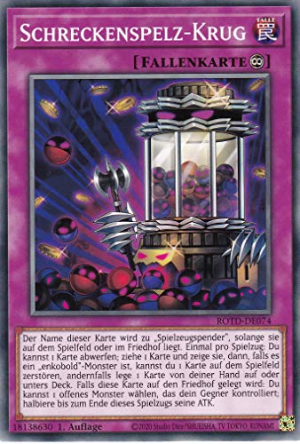 ROTD-DE074 - Schreckenspelz – Krug - Common - 1. Auflage - Deutsch - Rise of The Duelist - mit LMS Trading Fieldcenter-Karte Yugioh ROTD-DE074 - Schreckenspelz – Krug - Common - 1. Auflage - Deutsch - Rise of The Duelist - mit LMS Trading Fieldcenter-Karte Yugioh von LMS Trading