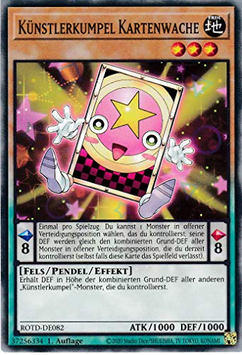 ROTD-DE082 - Künstlerkumpel Kartenwache - Common - 1. Auflage - Deutsch - Rise of The Duelist - mit LMS Trading Fieldcenter-Karte Yugioh ROTD-DE082 - Künstlerkumpel Kartenwache - Common - 1. Auflage - Deutsch - Rise of The Duelist - mit LMS Trading Fieldcenter-Karte Yugioh von LMS Trading