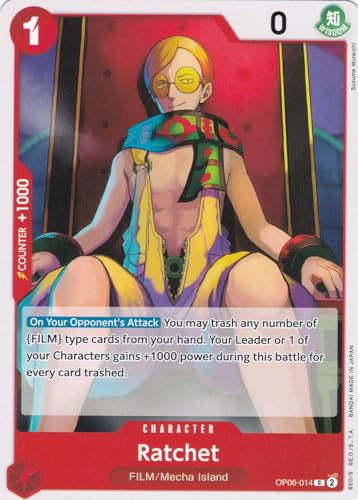 Ratchet (OP06-014) - Common - Wings of The Captain - One Piece Card Game - Einzelkarte - mit LMS Trading Grußkarte von LMS Trading