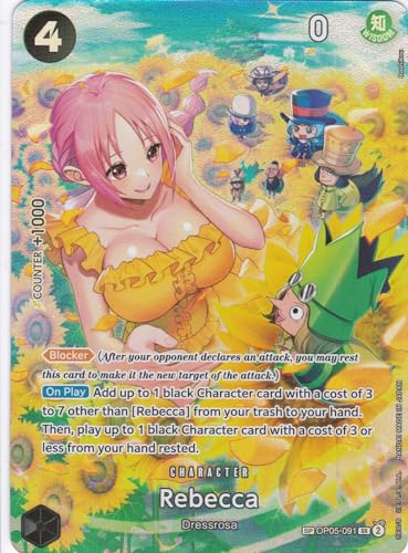 Rebecca (OP05-091) - Special Rare - Wings of The Captain - One Piece Card Game - Einzelkarte - mit LMS Trading Grußkarte von LMS Trading