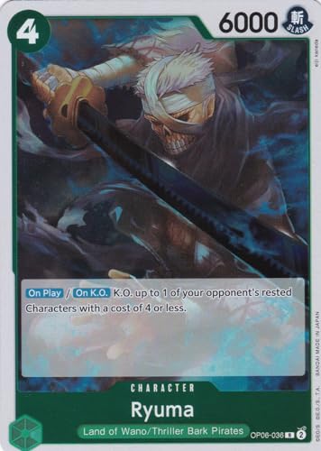 Ryuma (OP06-036) - Rare - Wings of The Captain - One Piece Card Game - Einzelkarte - mit LMS Trading Grußkarte von LMS Trading
