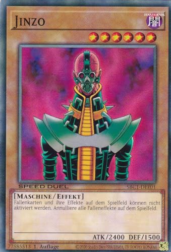 SBC1-DEE01 - Jinzo - Common - 1. Auflage - DEUTSCH - Speed Duel: Streets of Battle City - mit LMS Trading Fieldcenter-Karte Yugioh von LMS Trading