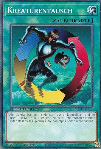 SBC1-DEE17 - Kreaturentausch - Common - 1. Auflage - DEUTSCH - Speed Duel: Streets of Battle City - mit LMS Trading Fieldcenter-Karte Yugioh SBC1-DEE17 - Kreaturentausch - Common - 1. Auflage - DEUTSCH - Speed Duel: Streets of Battle City - mit LMS Trading Fieldcenter-Karte Yugioh von LMS Trading