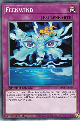 SBCB-DE018 - Feenwind - Common - 1. Auflage - Deutsch - Speed Duel: Battle City Box - mit LMS Trading Fieldcenter-Karte Yugioh von LMS Trading