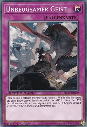 SBCB-DE039 - Unbeugsamer Geist - Common - 1. Auflage - Deutsch - Speed Duel: Battle City Box - mit LMS Trading Fieldcenter-Karte Yugioh SBCB-DE039 - Unbeugsamer Geist - Common - 1. Auflage - Deutsch - Speed Duel: Battle City Box - mit LMS Trading Fieldcenter-Karte Yugioh von LMS Trading
