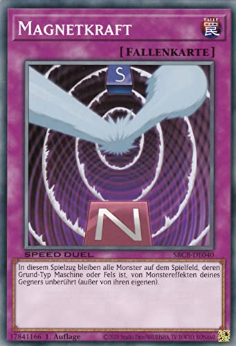 SBCB-DE040 - Magnetkraft - Common - 1. Auflage - Deutsch - Speed Duel: Battle City Box - mit LMS Trading Fieldcenter-Karte Yugioh SBCB-DE040 - Magnetkraft - Common - 1. Auflage - Deutsch - Speed Duel: Battle City Box - mit LMS Trading Fieldcenter-Karte Yugioh von LMS Trading