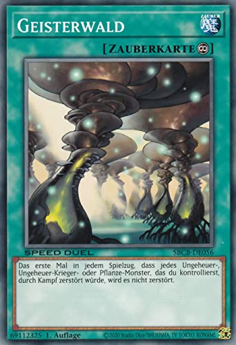 SBCB-DE056 - Geisterwald - Common - 1. Auflage - Deutsch - Speed Duel: Battle City Box - mit LMS Trading Fieldcenter-Karte Yugioh SBCB-DE056 - Geisterwald - Common - 1. Auflage - Deutsch - Speed Duel: Battle City Box - mit LMS Trading Fieldcenter-Karte Yugioh von LMS Trading