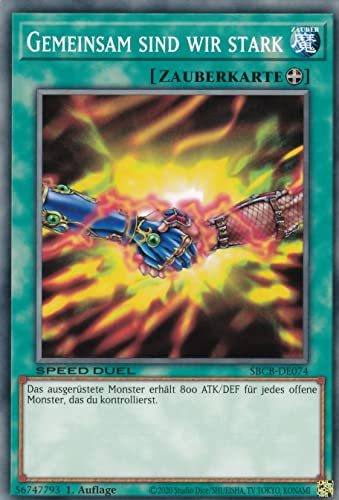 SBCB-DE074 - Gemeinsam sind wir stark - Common - 1. Auflage - Deutsch - Speed Duel: Battle City Box - mit LMS Trading Fieldcenter-Karte Yugioh SBCB-DE074 - Gemeinsam sind wir stark - Common - 1. Auflage - Deutsch - Speed Duel: Battle City Box - mit LMS Trading Fieldcenter-Karte Yugioh von LMS Trading
