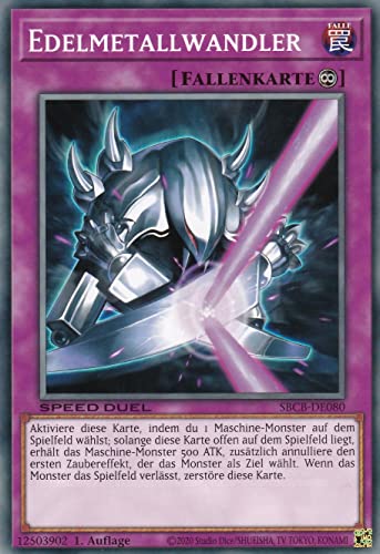 SBCB-DE080 - Edelmetallwandler - Common - 1. Auflage - Deutsch - Speed Duel: Battle City Box - mit LMS Trading Fieldcenter-Karte Yugioh SBCB-DE080 - Edelmetallwandler - Common - 1. Auflage - Deutsch - Speed Duel: Battle City Box - mit LMS Trading Fieldcenter-Karte Yugioh von LMS Trading