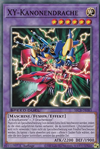 SBCB-DE083 - XY-Kanonendrache - Common - 1. Auflage - Deutsch - Speed Duel: Battle City Box - mit LMS Trading Fieldcenter-Karte Yugioh SBCB-DE083 - XY-Kanonendrache - Common - 1. Auflage - Deutsch - Speed Duel: Battle City Box - mit LMS Trading Fieldcenter-Karte Yugioh von LMS Trading