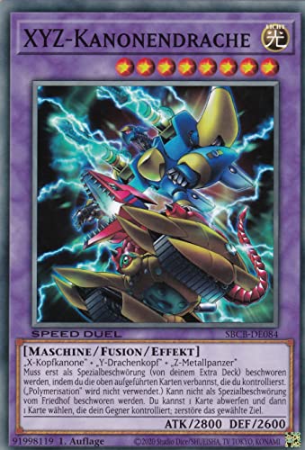 SBCB-DE084 - XYZ-Kanonendrache - Common - 1. Auflage - Deutsch - Speed Duel: Battle City Box - mit LMS Trading Fieldcenter-Karte Yugioh SBCB-DE084 - XYZ-Kanonendrache - Common - 1. Auflage - Deutsch - Speed Duel: Battle City Box - mit LMS Trading Fieldcenter-Karte Yugioh von LMS Trading