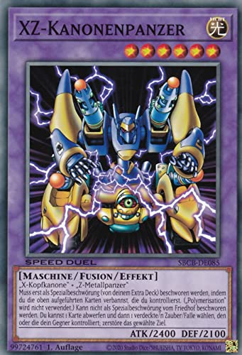 SBCB-DE085 - XZ-Kanonenpanzer - Common - 1. Auflage - Deutsch - Speed Duel: Battle City Box - mit LMS Trading Fieldcenter-Karte Yugioh SBCB-DE085 - XZ-Kanonenpanzer - Common - 1. Auflage - Deutsch - Speed Duel: Battle City Box - mit LMS Trading Fieldcenter-Karte Yugioh von LMS Trading