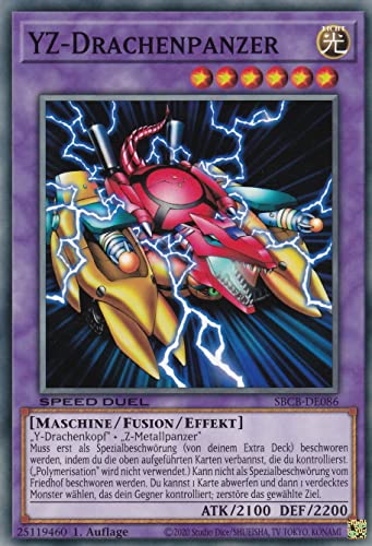 SBCB-DE086 - YZ-Drachenpanzer - Common - 1. Auflage - Deutsch - Speed Duel: Battle City Box - mit LMS Trading Fieldcenter-Karte Yugioh SBCB-DE086 - YZ-Drachenpanzer - Common - 1. Auflage - Deutsch - Speed Duel: Battle City Box - mit LMS Trading Fieldcenter-Karte Yugioh von LMS Trading