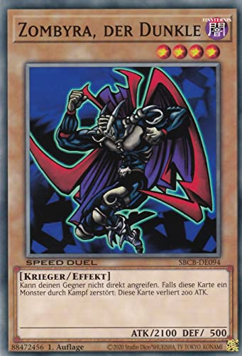 SBCB-DE094 - Zombyra, der Dunkle - Common - 1. Auflage - Deutsch - Speed Duel: Battle City Box - mit LMS Trading Fieldcenter-Karte Yugioh SBCB-DE094 - Zombyra, der Dunkle - Common - 1. Auflage - Deutsch - Speed Duel: Battle City Box - mit LMS Trading Fieldcenter-Karte Yugioh von LMS Trading