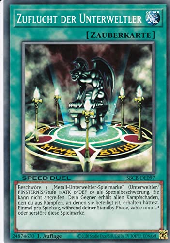SBCB-DE097 - Zuflucht der Unterweltler - Common - 1. Auflage - Deutsch - Speed Duel: Battle City Box - mit LMS Trading Fieldcenter-Karte Yugioh SBCB-DE097 - Zuflucht der Unterweltler - Common - 1. Auflage - Deutsch - Speed Duel: Battle City Box - mit LMS Trading Fieldcenter-Karte Yugioh von LMS Trading