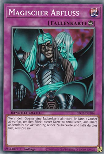 SBCB-DE104 - Magischer Abfluss - Common - 1. Auflage - Deutsch - Speed Duel: Battle City Box - mit LMS Trading Fieldcenter-Karte Yugioh SBCB-DE104 - Magischer Abfluss - Common - 1. Auflage - Deutsch - Speed Duel: Battle City Box - mit LMS Trading Fieldcenter-Karte Yugioh von LMS Trading