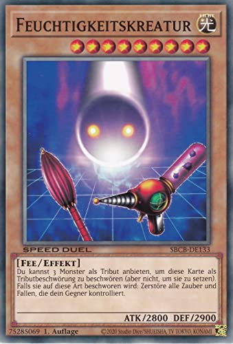 SBCB-DE133 - Feuchtigkeitskreatur - Common - 1. Auflage - Deutsch - Speed Duel: Battle City Box - mit LMS Trading Fieldcenter-Karte Yugioh SBCB-DE133 - Feuchtigkeitskreatur - Common - 1. Auflage - Deutsch - Speed Duel: Battle City Box - mit LMS Trading Fieldcenter-Karte Yugioh von LMS Trading