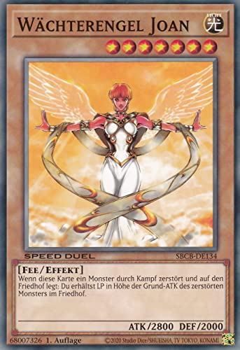 SBCB-DE134 - Wächterengel Joan - Common - 1. Auflage - Deutsch - Speed Duel: Battle City Box - mit LMS Trading Fieldcenter-Karte Yugioh SBCB-DE134 - Wächterengel Joan - Common - 1. Auflage - Deutsch - Speed Duel: Battle City Box - mit LMS Trading Fieldcenter-Karte Yugioh von LMS Trading