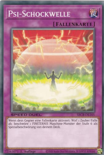 SBCB-DE165 - Psi-Schockwelle - Common - 1. Auflage - Deutsch - Speed Duel: Battle City Box - mit LMS Trading Fieldcenter-Karte Yugioh SBCB-DE165 - Psi-Schockwelle - Common - 1. Auflage - Deutsch - Speed Duel: Battle City Box - mit LMS Trading Fieldcenter-Karte Yugioh von LMS Trading