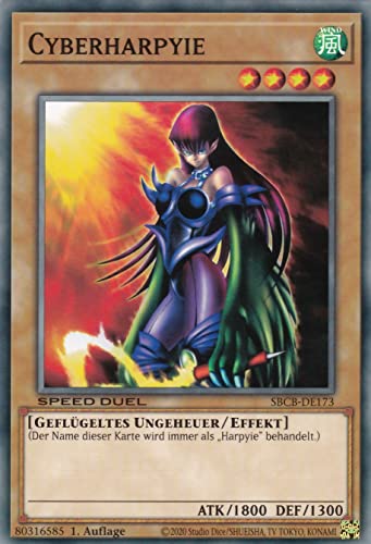 SBCB-DE173 - Cyberharpyie - Common - 1. Auflage - Deutsch - Speed Duel: Battle City Box - mit LMS Trading Fieldcenter-Karte Yugioh SBCB-DE173 - Cyberharpyie - Common - 1. Auflage - Deutsch - Speed Duel: Battle City Box - mit LMS Trading Fieldcenter-Karte Yugioh von LMS Trading