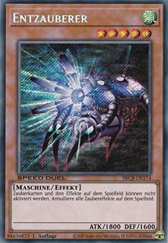 SBCB-DE174 - Entzauberer - Secret Rare - 1. Auflage - Deutsch - Speed Duel: Battle City Box - mit LMS Trading Fieldcenter-Karte Yugioh SBCB-DE174 - Entzauberer - Secret Rare - 1. Auflage - Deutsch - Speed Duel: Battle City Box - mit LMS Trading Fieldcenter-Karte Yugioh von LMS Trading