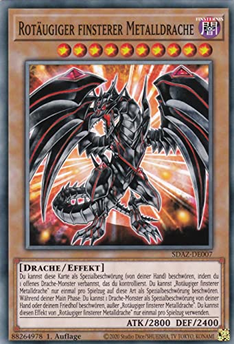 SDAZ-DE007 - Rotäugiger Finsterer Metalldrache - Common - Deutsch - Structure Deck: Albaz Strike - mit LMS Trading Fieldcenter-Karte Yugioh SDAZ-DE007 - Rotäugiger Finsterer Metalldrache - Common - Deutsch - Structure Deck: Albaz Strike - mit LMS Trading Fieldcenter-Karte Yugioh von LMS Trading