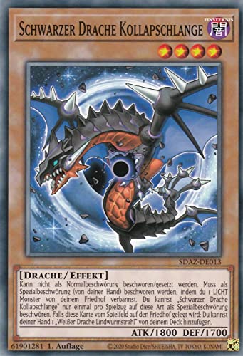 SDAZ-DE013 - Schwarzer Drache Kollapschlage - Common - Deutsch - Structure Deck: Albaz Strike - mit LMS Trading Fieldcenter-Karte Yugioh SDAZ-DE013 - Schwarzer Drache Kollapschlage - Common - Deutsch - Structure Deck: Albaz Strike - mit LMS Trading Fieldcenter-Karte Yugioh von LMS Trading