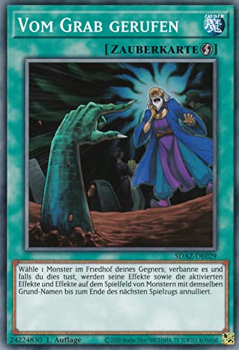 SDAZ-DE029 - Vom Grab gerufen - Common - Deutsch - Structure Deck: Albaz Strike - mit LMS Trading Fieldcenter-Karte Yugioh SDAZ-DE029 - Vom Grab gerufen - Common - Deutsch - Structure Deck: Albaz Strike - mit LMS Trading Fieldcenter-Karte Yugioh von LMS Trading