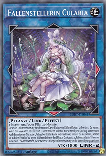 SDBT-DE041 - Fallenstellerin Cularia - Common - 1. Auflage - Deutsch - Structure Deck: Beware of Traptrix - mit LMS Trading Fieldcenter-Karte Yugioh von LMS Trading